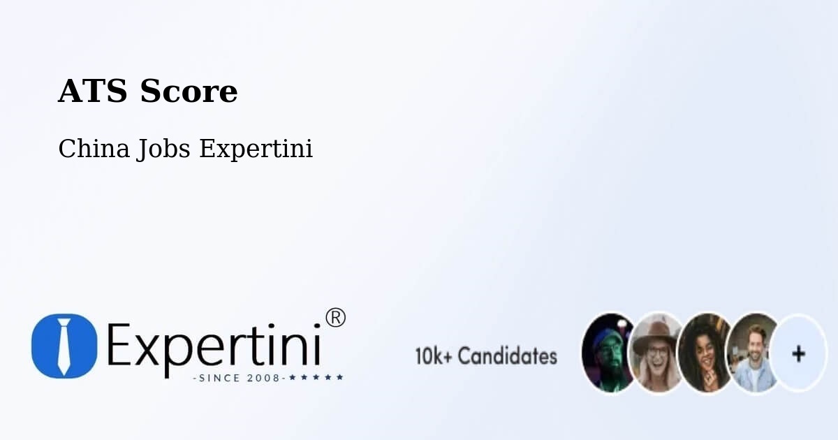 Resume ATS Score & Job Description Match Tool – Chengdu - China Jobs Expertini